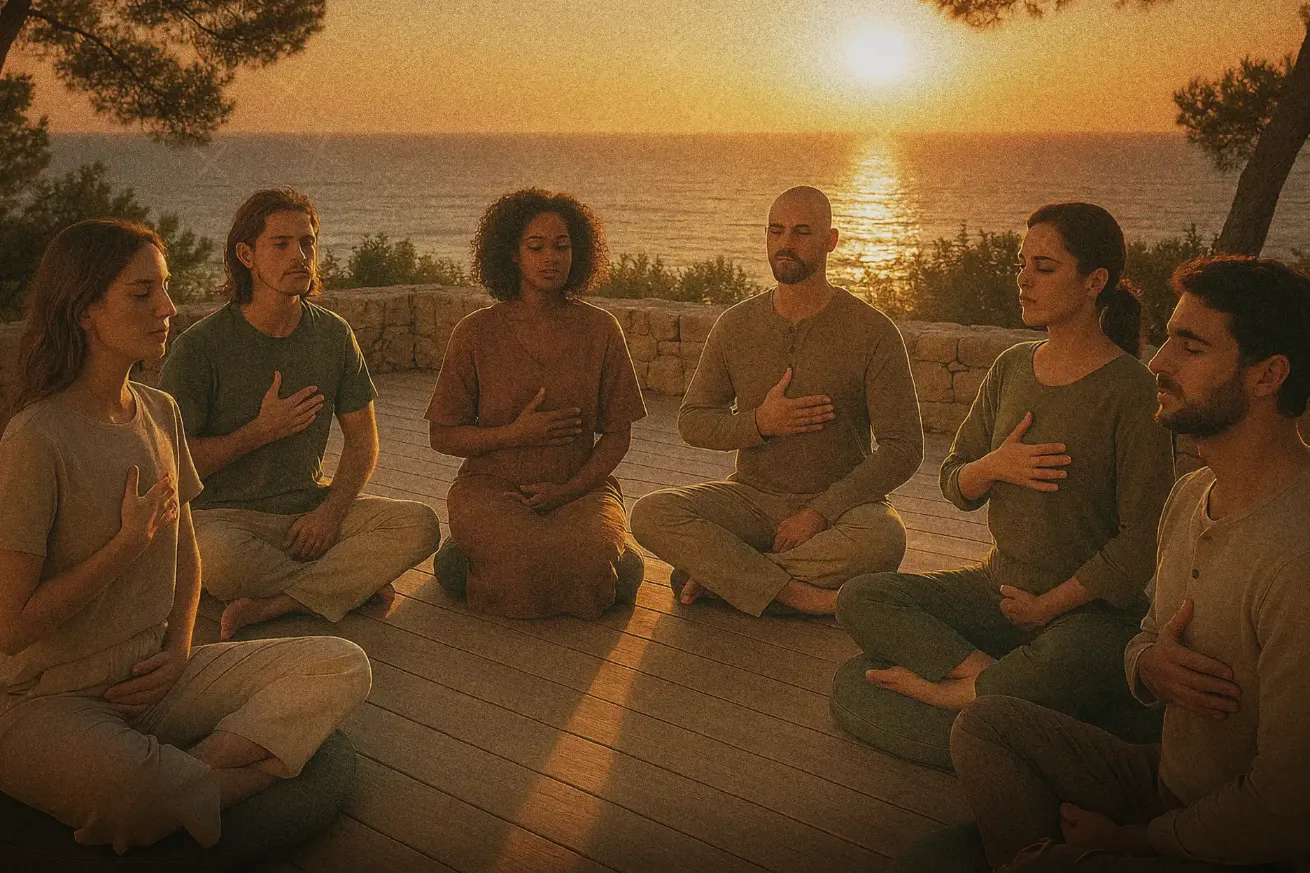 Breathwork session in Ibiza