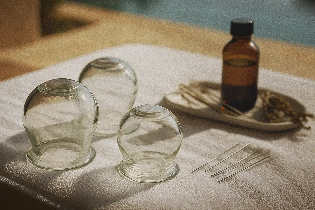 Cupping session in Ibiza