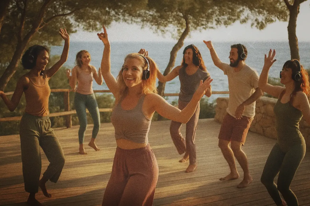 Flow Dance Meditation session in Ibiza
