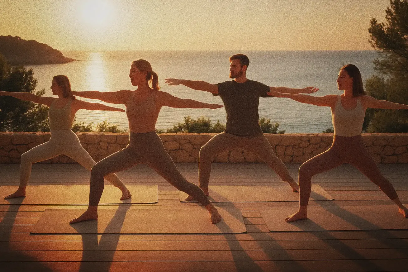 Hatha Yoga session in Ibiza