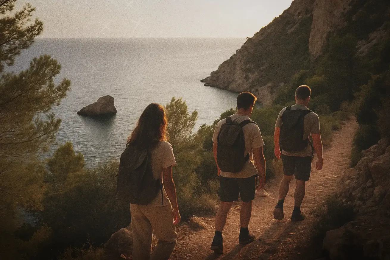 Hiking session in Ibiza