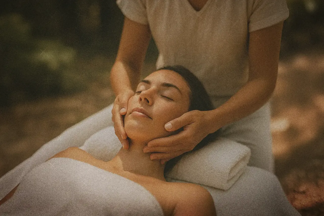 Kobido Facial session in Ibiza