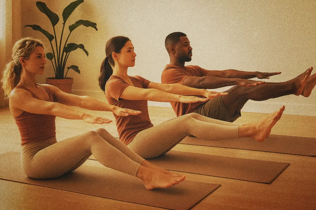 Pilates session in Ibiza