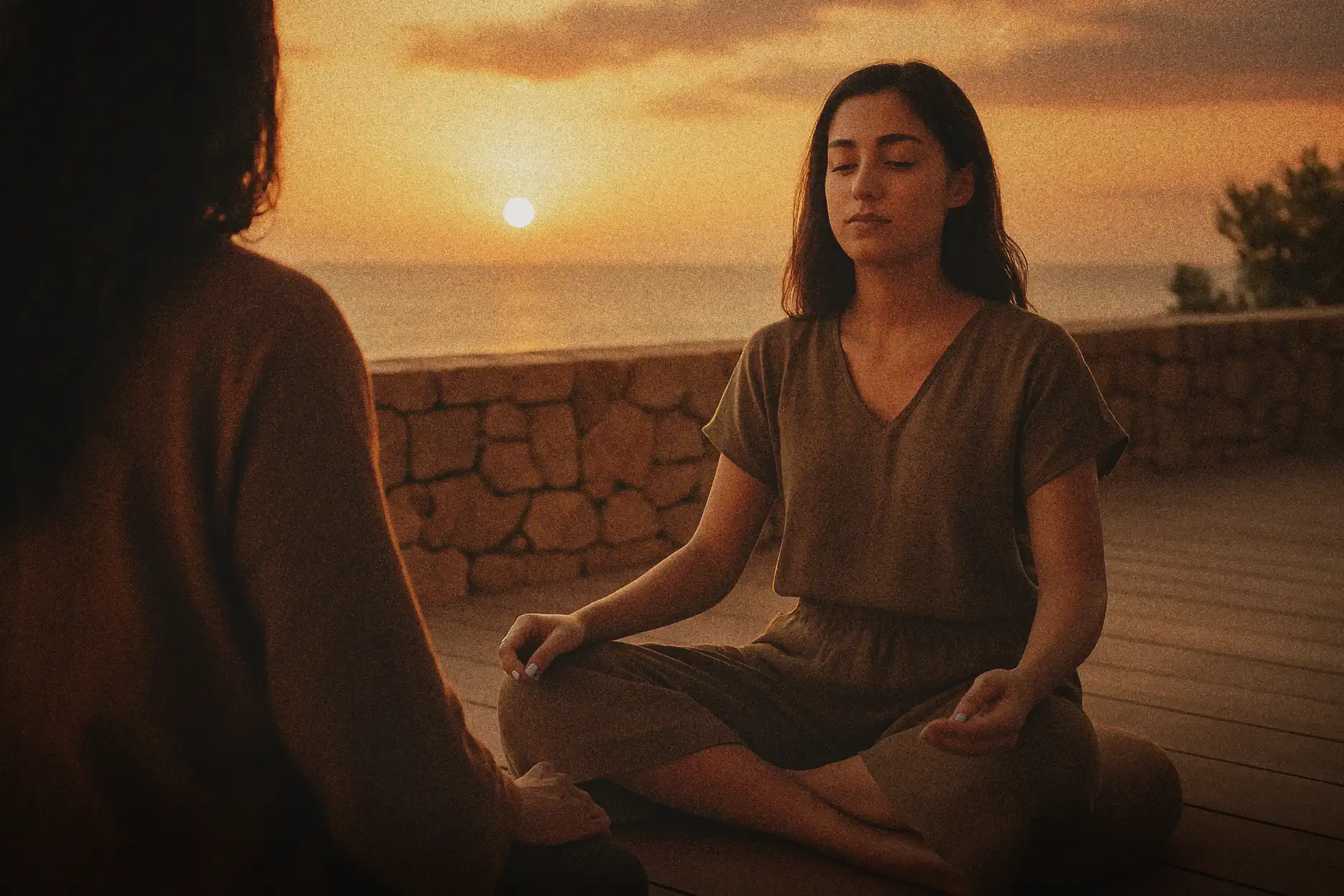 Meditation session in Ibiza