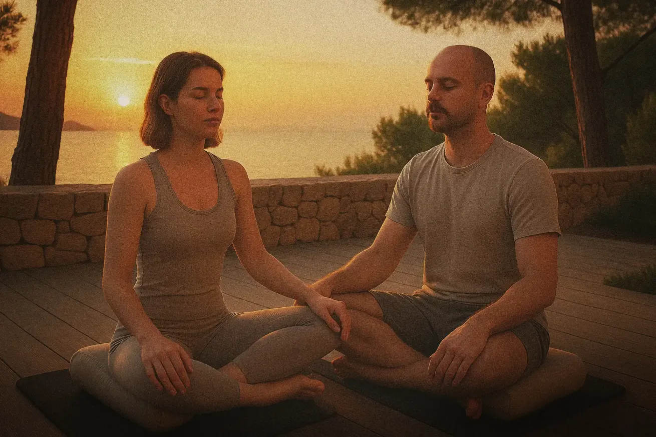 Meditation session in Ibiza