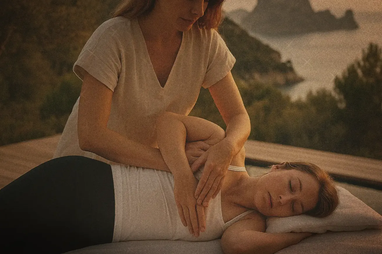 Osteopathy session in Ibiza