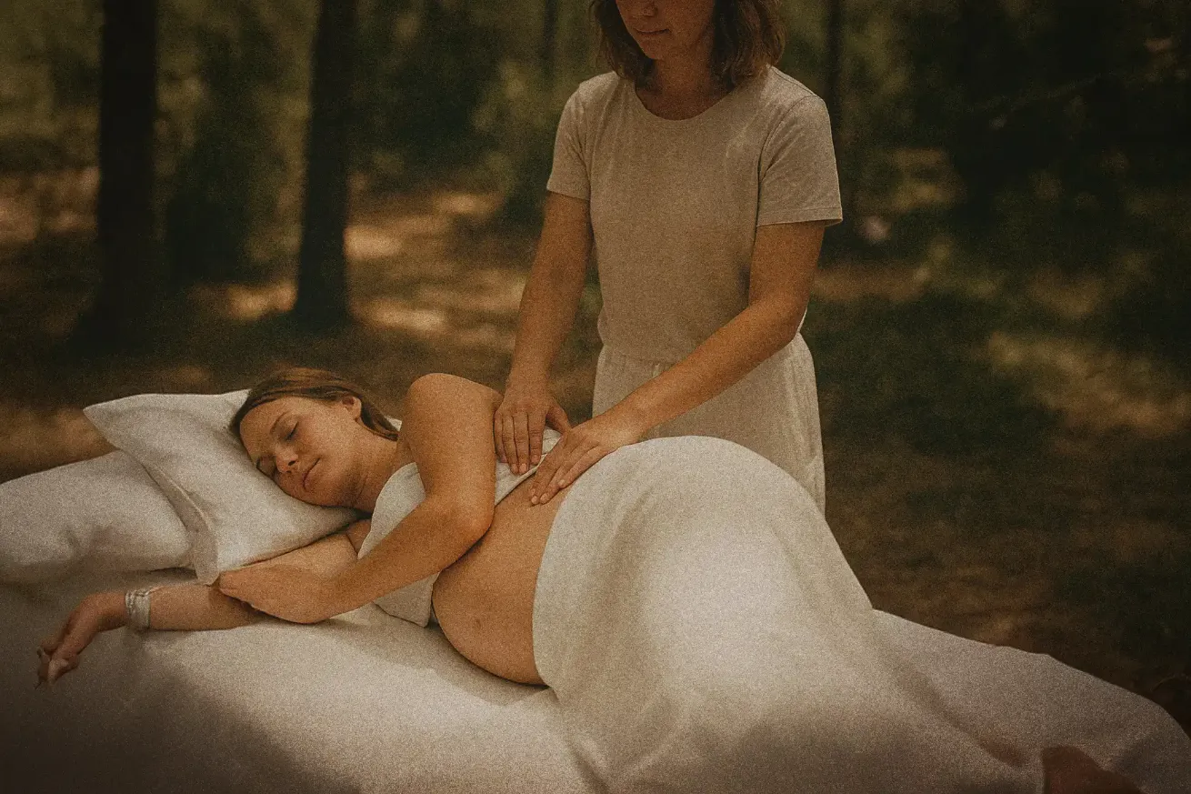 Pregnancy Massage session in Ibiza