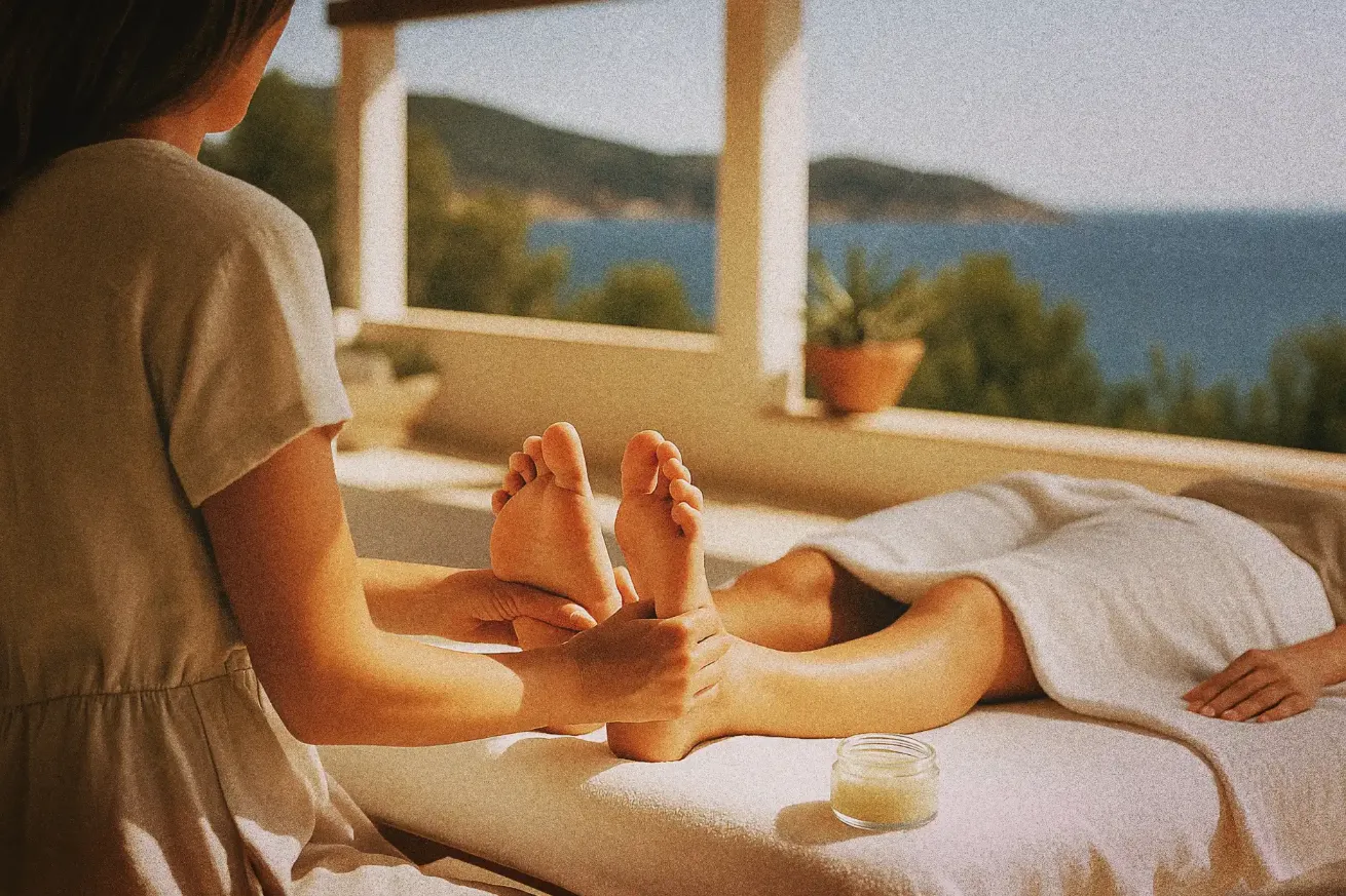 Reflexology session in Ibiza