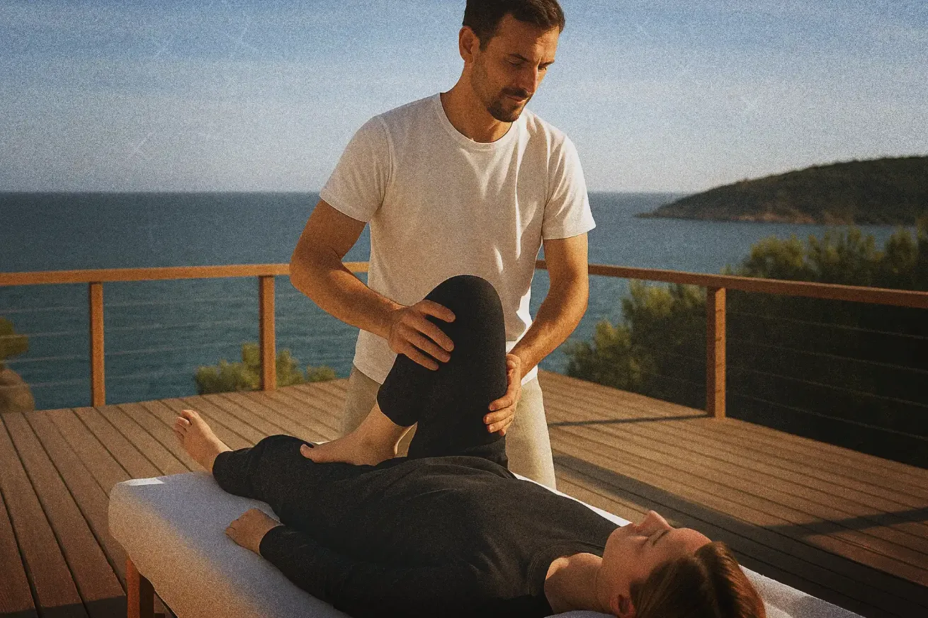 Shiatsu session in Ibiza