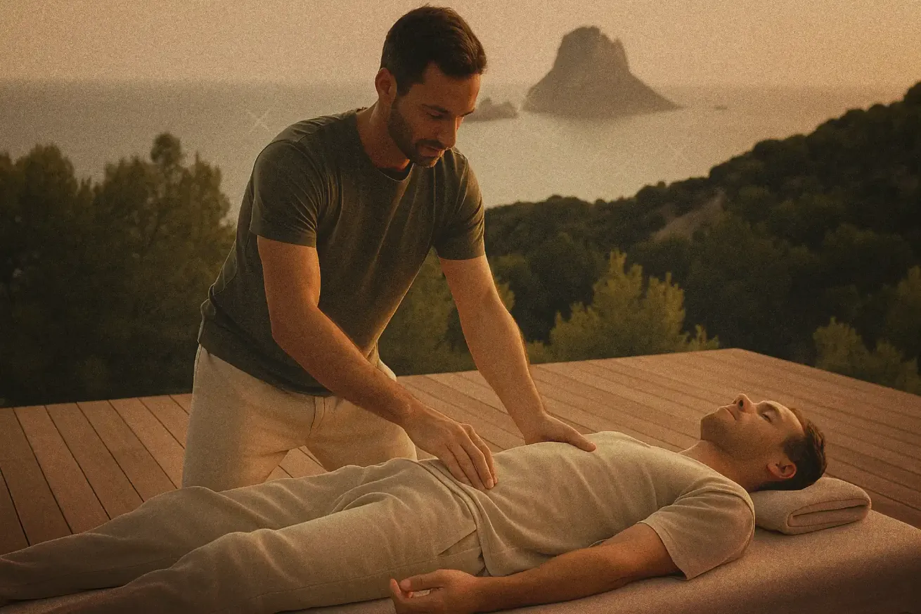 Shiatsu session in Ibiza