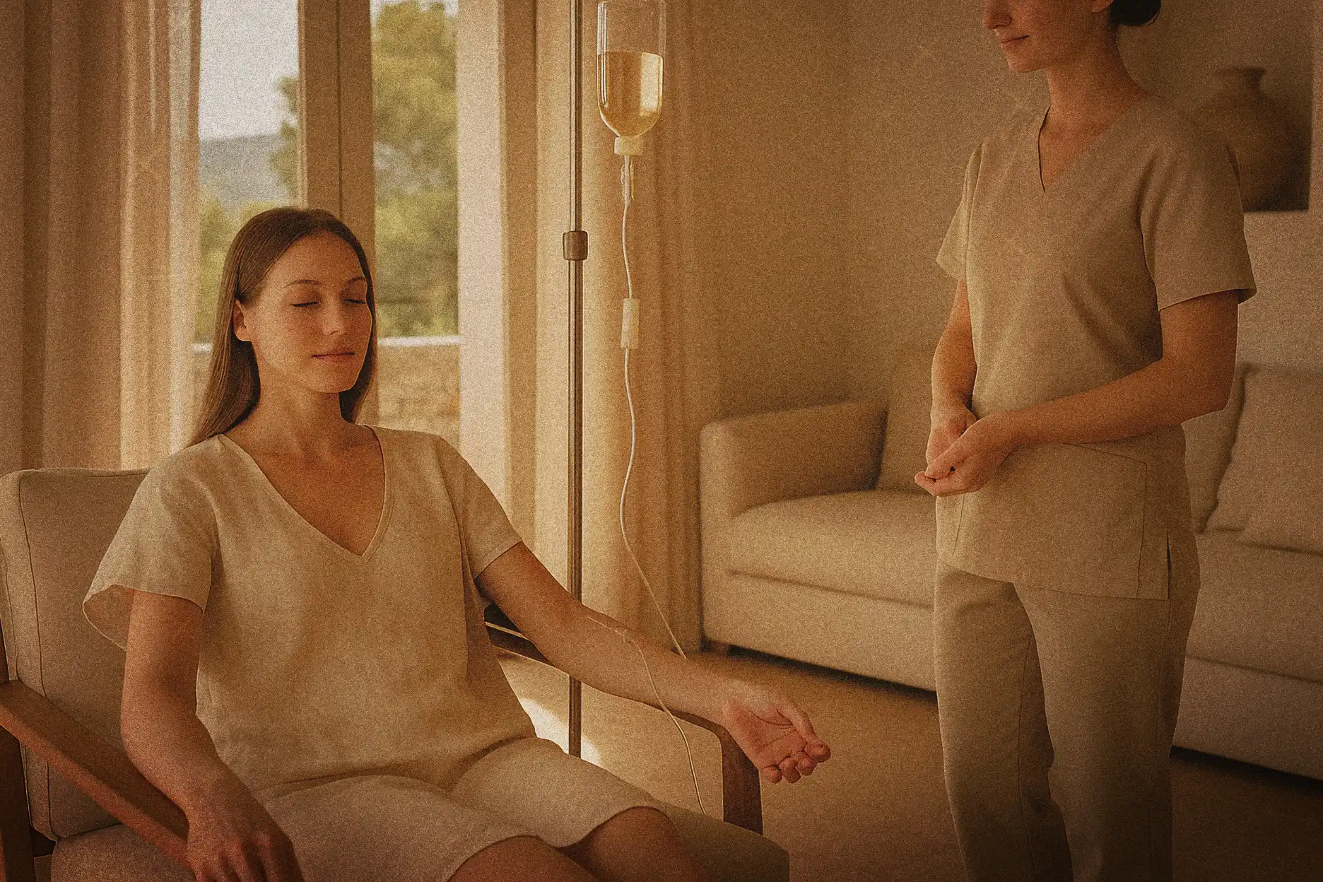 IV Vitamin Therapy session in Ibiza