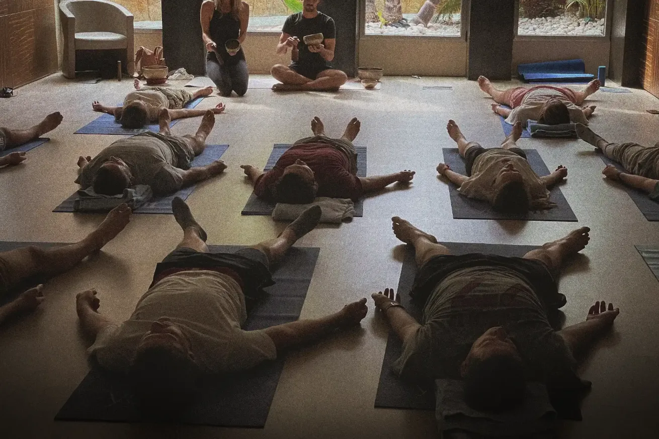 Yin Yoga session in Ibiza