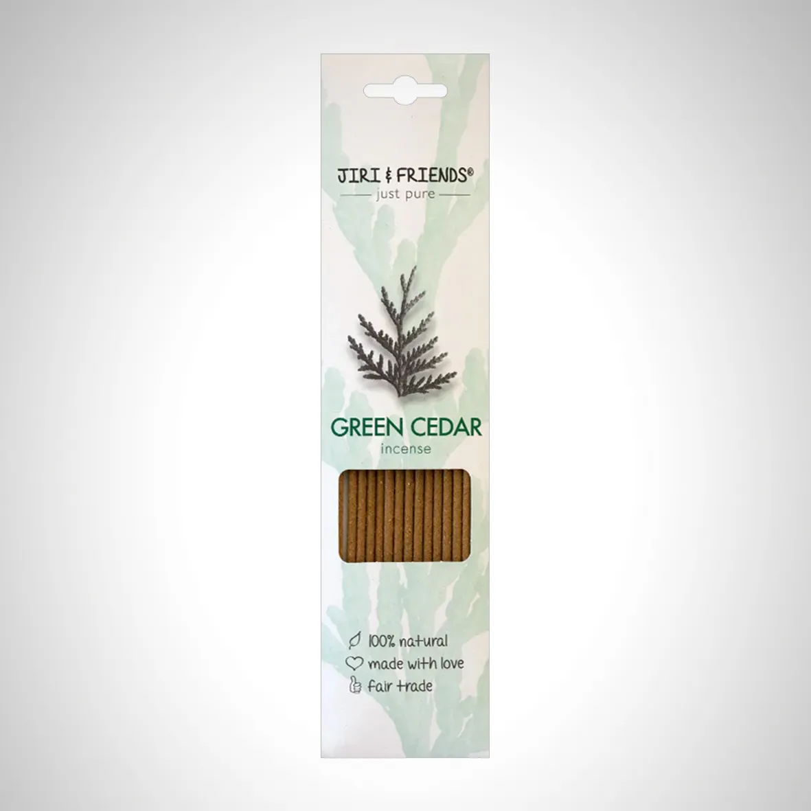 Jiri & Friends Incense Green Cedar 15 ud