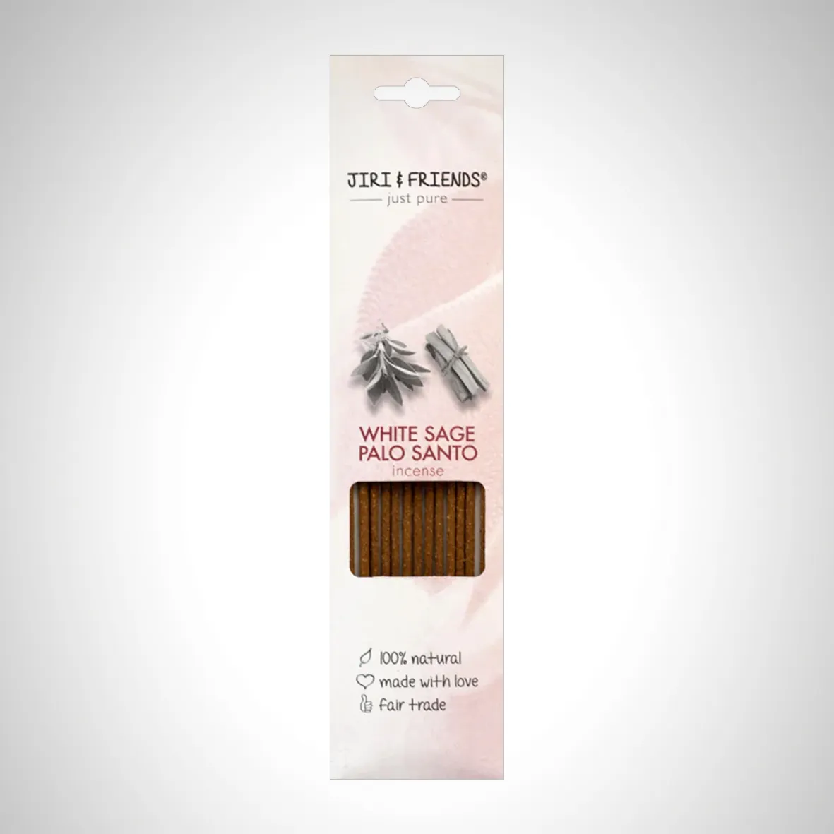 Jiri & Friends Incense Palo Santo/White Sage 15 ud